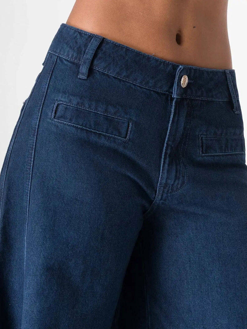 JEANS ALGODÓN WIDELEG MUJER SQUEEZE DENIM ELEPHANT HYBIZA - 4