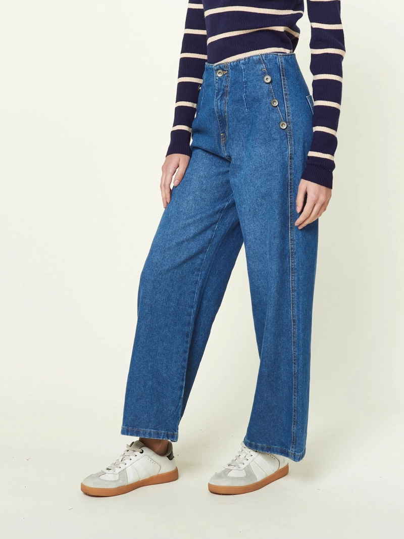 JEAN WIDE LEG OLAYA BTTEXJN003 - 2