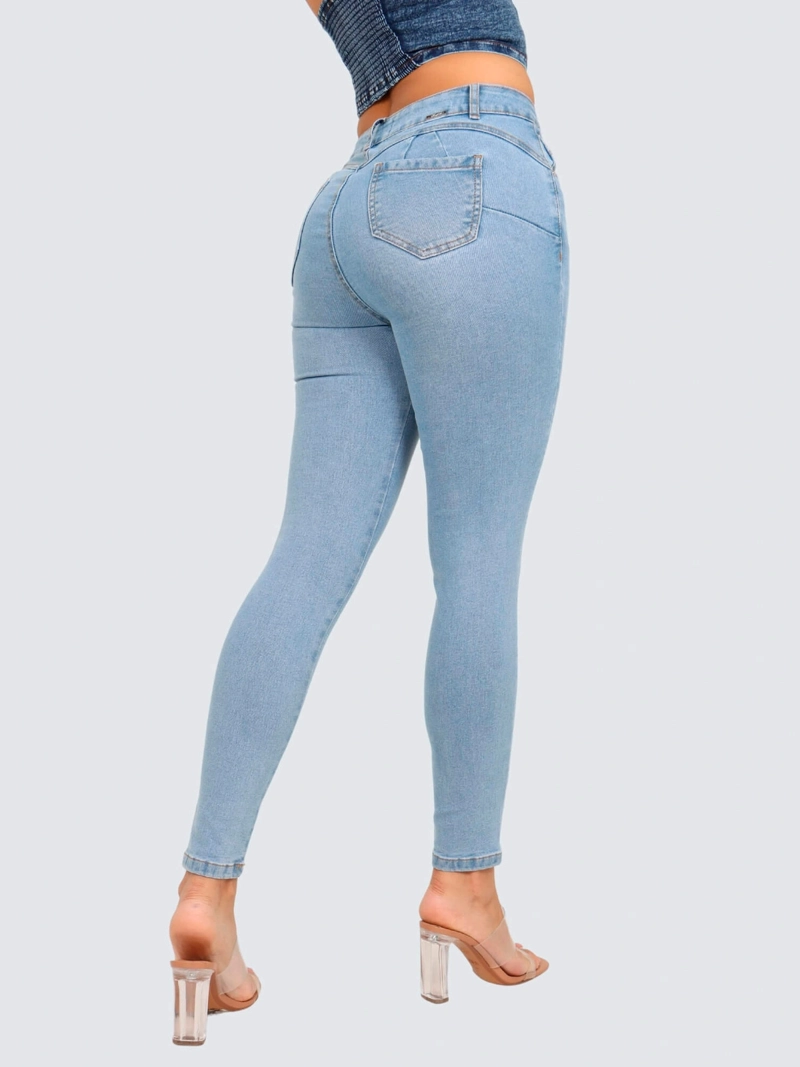 JEANS ALGODÓN SKINNY MUJER PARADA 111 LUZ - 4