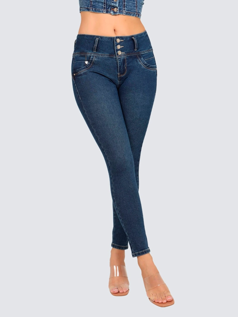 JEANS ALGODÓN SKINNY MUJER PARADA 111 COCO - 2