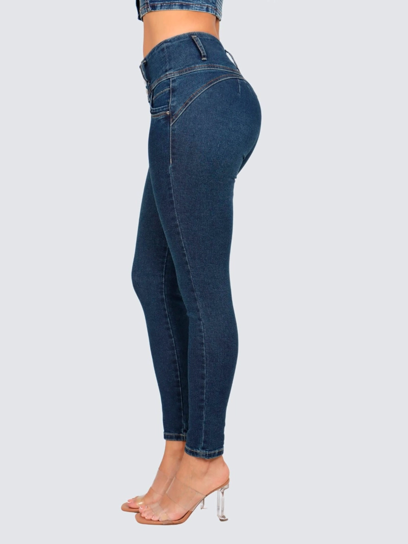 JEANS ALGODÓN SKINNY MUJER PARADA 111 COCO - 3
