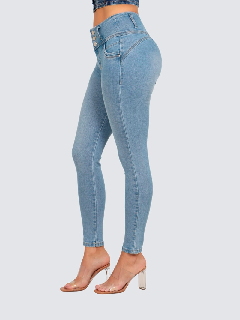 JEANS ALGODÓN SKINNY MUJER PARADA 111 COCO - 3