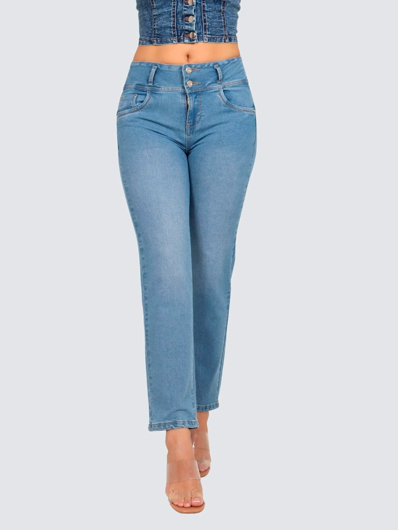 JEANS ALGODÓN RECTO MUJER PARADA 111 ZARY - 1