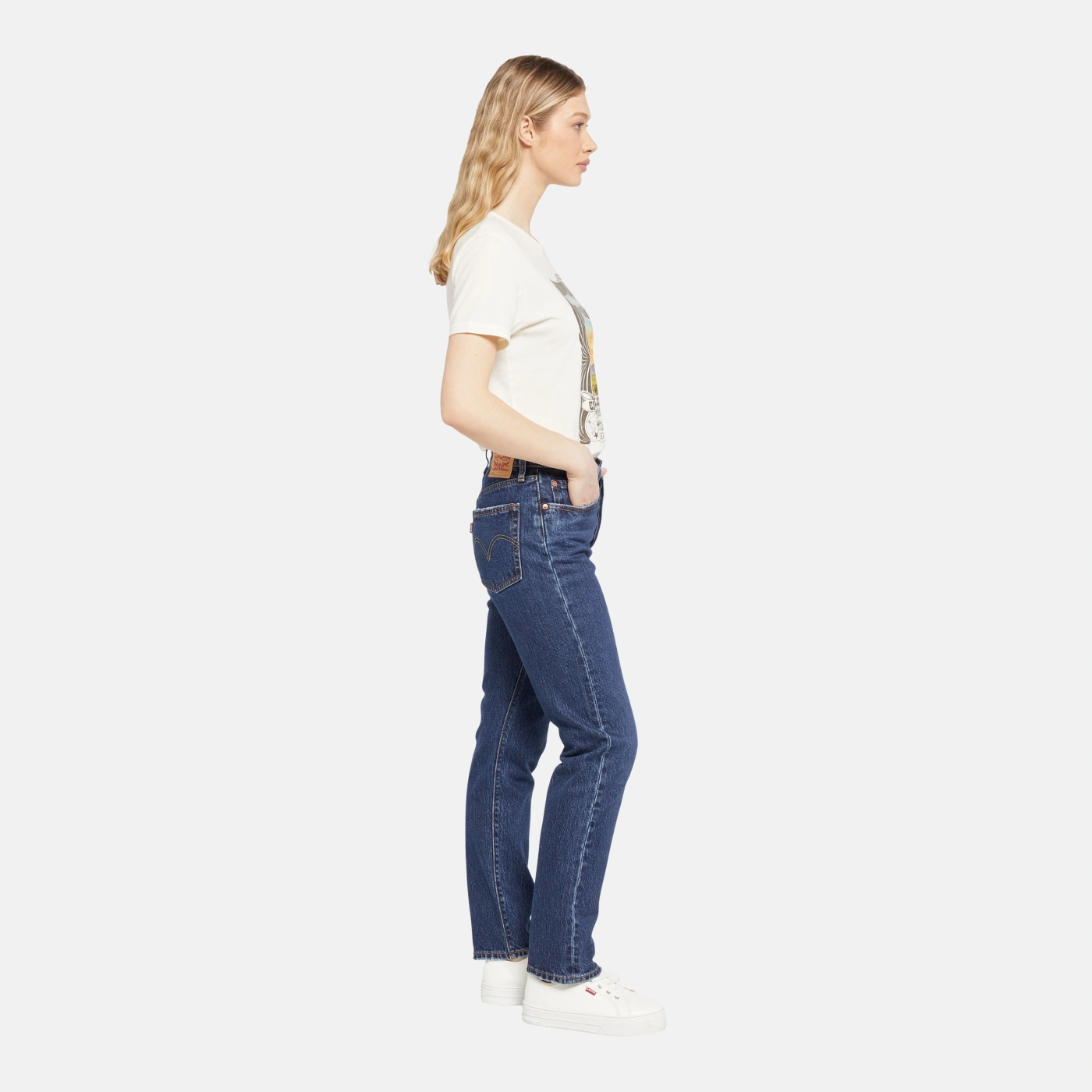 JEAN RECTO MUJER LEVI'S AZUL ALGODÓN 501 FOR WOMEN 501 JEANS FOR WOMEN - 2