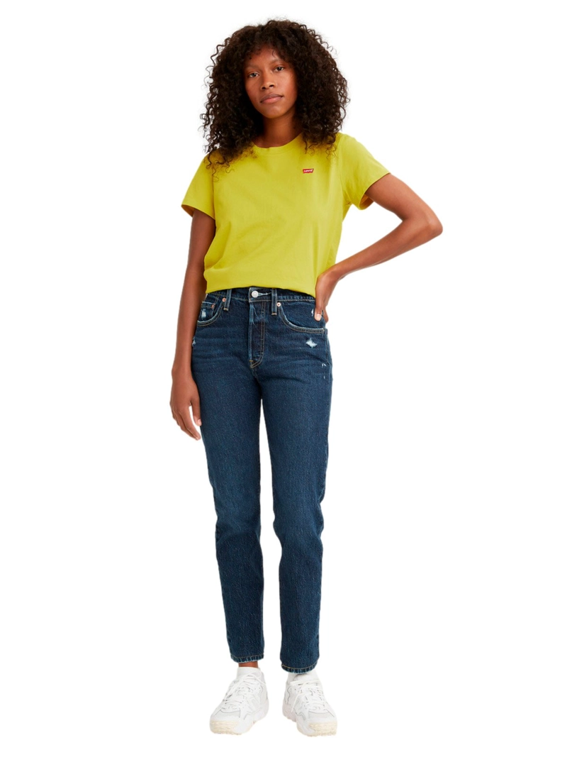 JEAN SKINNY MUJER LEVI'S AZUL ALGODÓN 501 501 SKINNY - 1