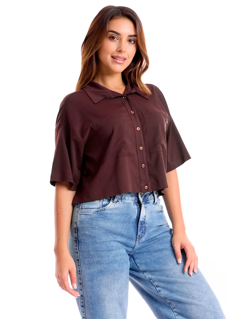 BLUSA MANGA 3/4 MUJER METAL JEANS BLENDA - 3