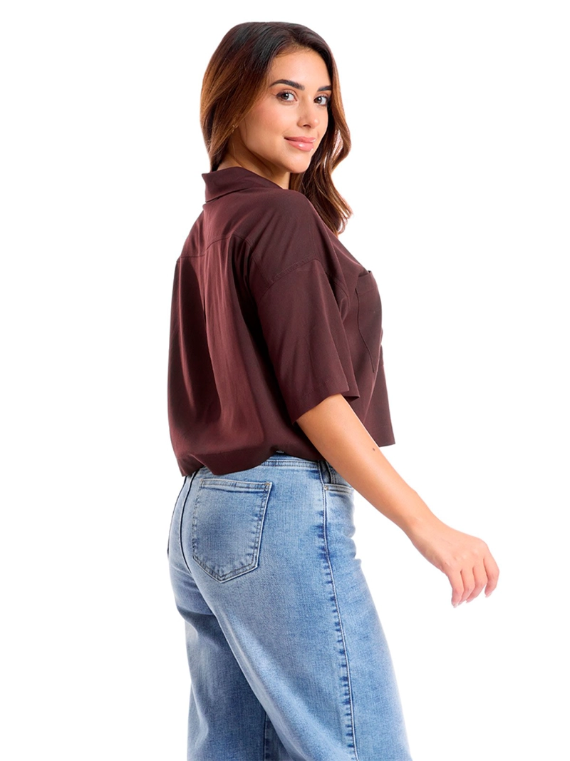 BLUSA MANGA 3/4 MUJER METAL JEANS BLENDA - 4