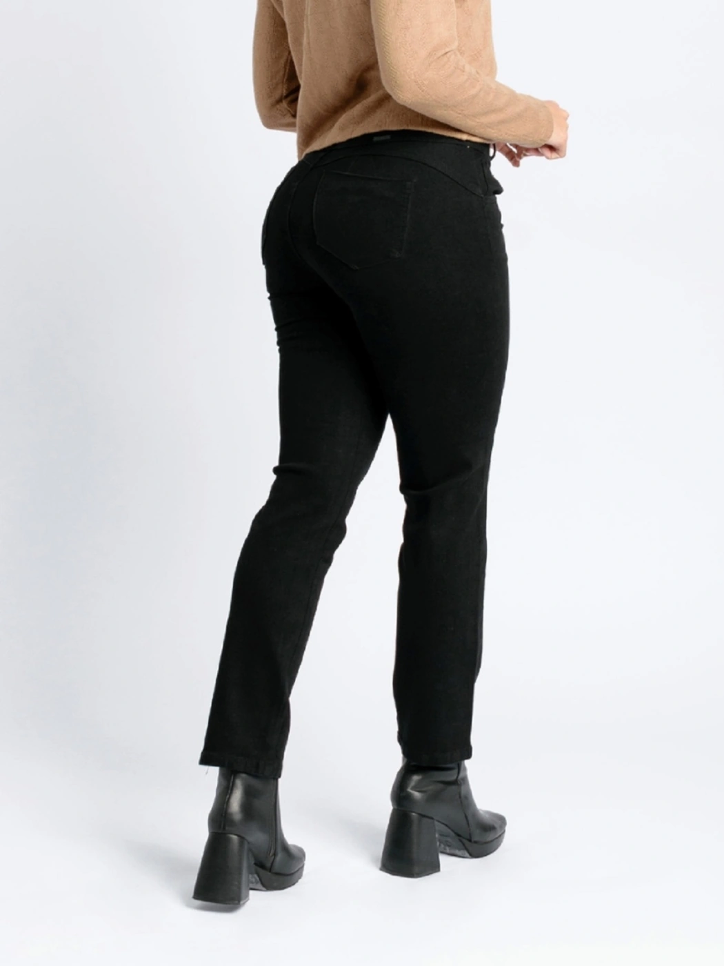 JEAN RECTO MUJER PARADA 111 NEGRO ALGODÓN ZARY DARK - 3