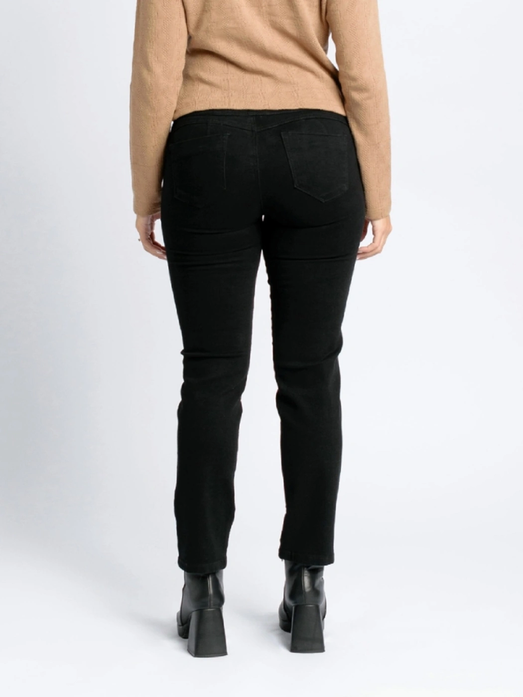 JEAN RECTO MUJER PARADA 111 NEGRO ALGODÓN ZARY DARK - 4