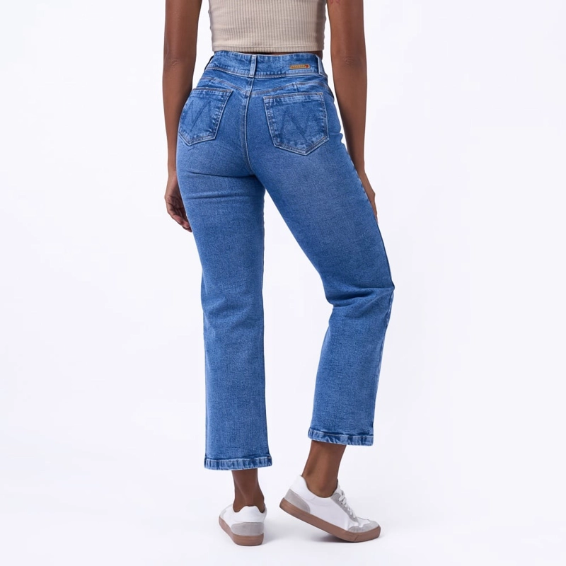 JEANS ALGODÓN RECTO MUJER MACHINE MACHINE SHANE - 2