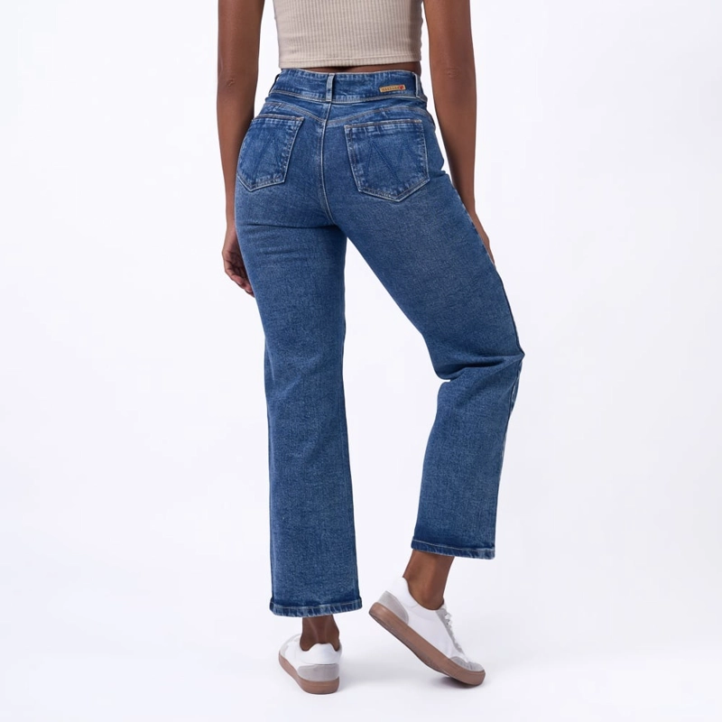 JEANS ALGODÓN RECTO MUJER MACHINE MACHINE SHANE - 2
