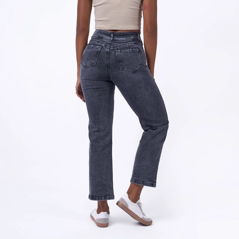 JEANS ALGODÓN RECTO MUJER MACHINE MACHINE SHANE - 2