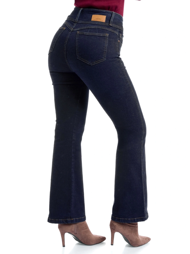 JEANS ALGODÓN FLARE MUJER METAL JEANS BRIANA - 4