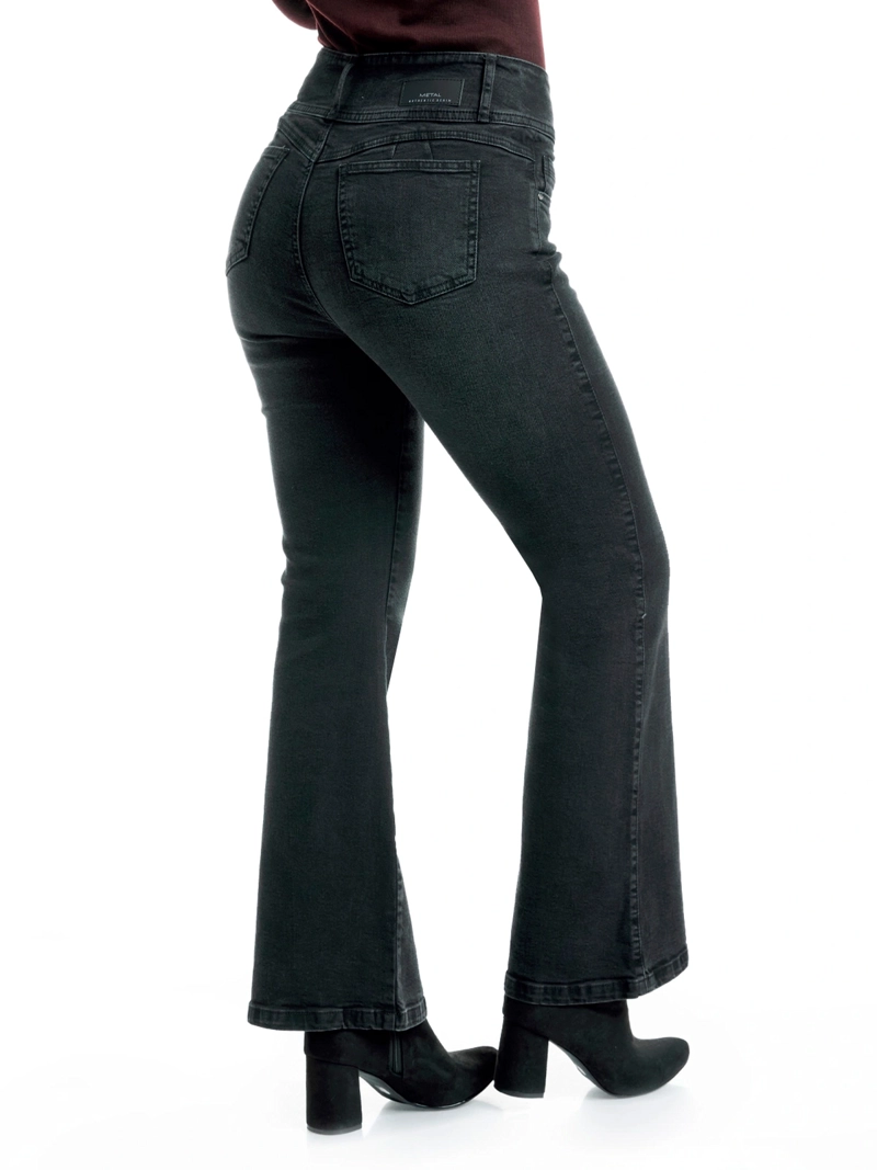 JEANS ALGODÓN FLARE MUJER METAL JEANS BRIANA - 4