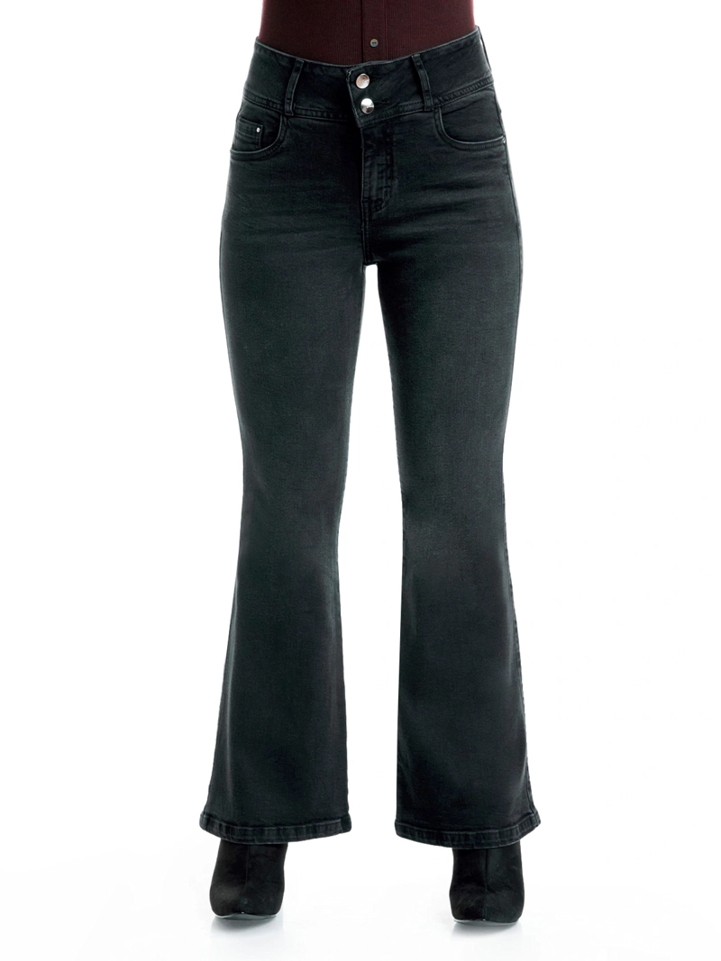JEANS ALGODÓN FLARE MUJER METAL JEANS BRIANA - 2