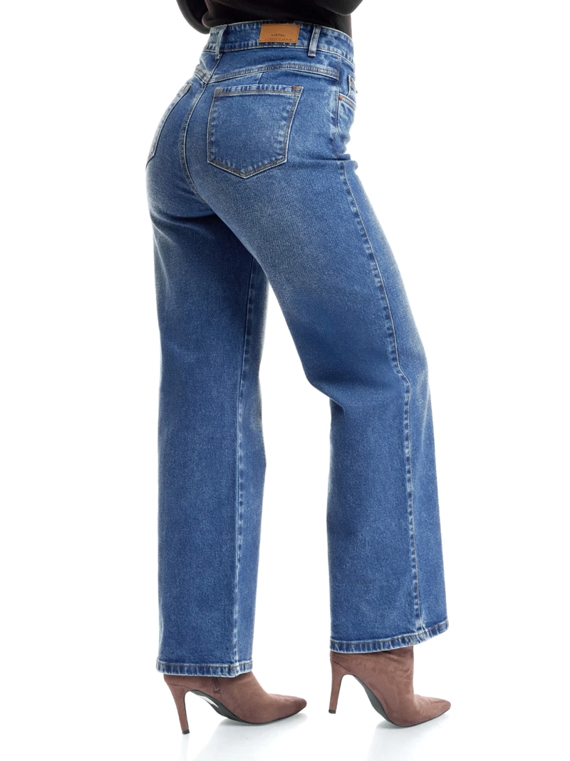 JEANS ALGODÓN STRAIGHT MUJER METAL JEANS NATALIA - 4