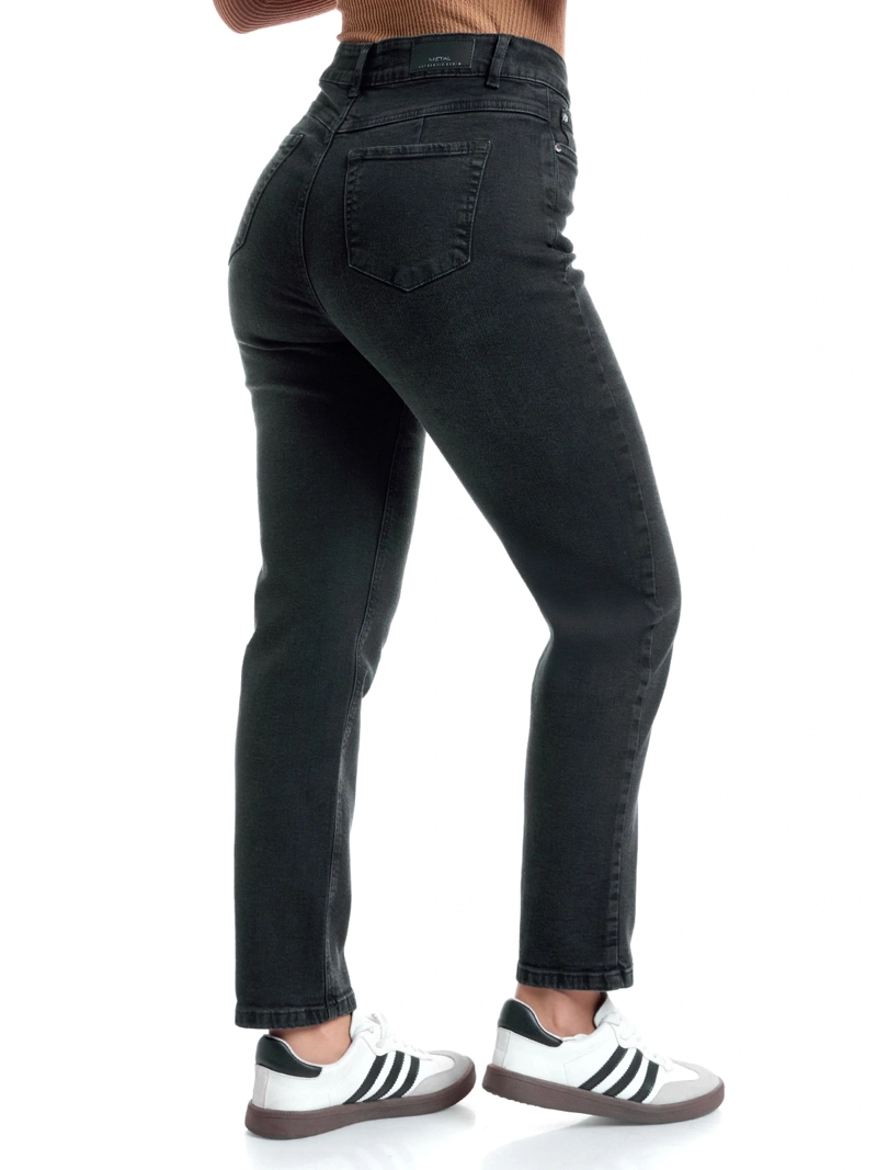 JEAN MOM MUJER METAL JEANS ALGODÓN ARTEMISA - 4