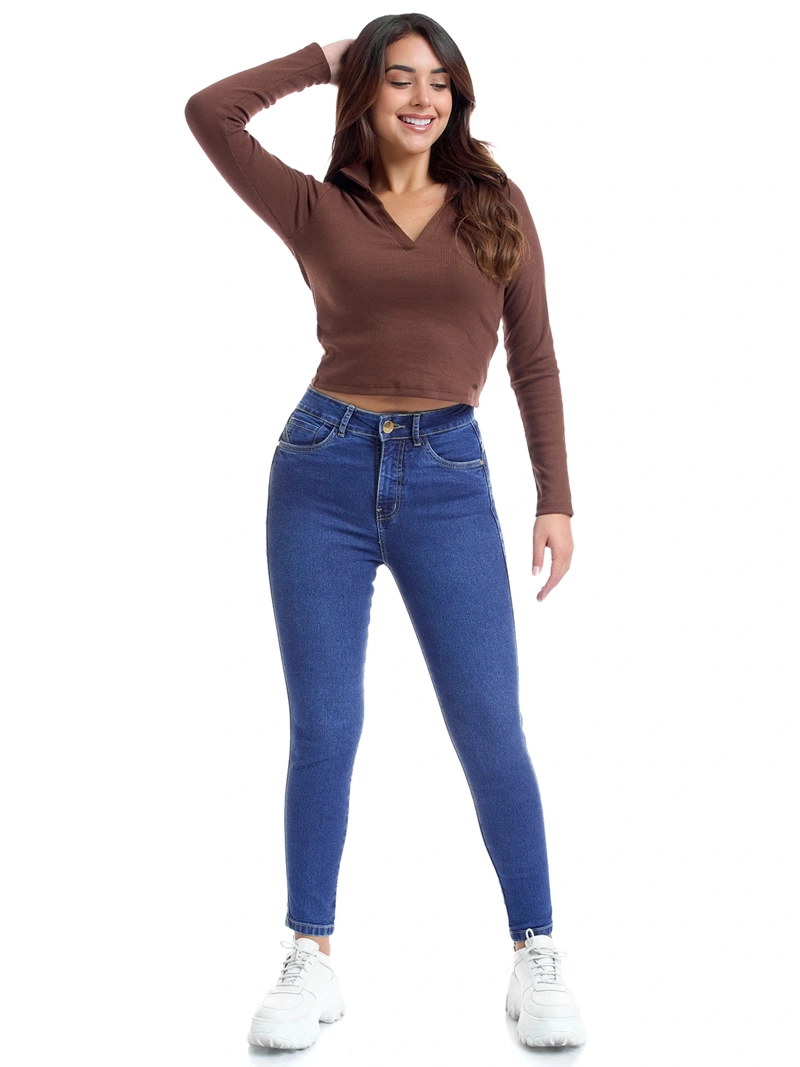 JEAN SKINNY MUJER METAL JEANS ALGODÓN DAMARIS - 1