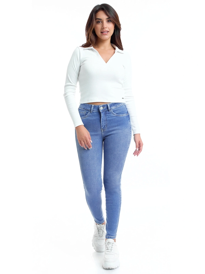 JEAN SKINNY MUJER METAL JEANS ALGODÓN DAMARIS - 1