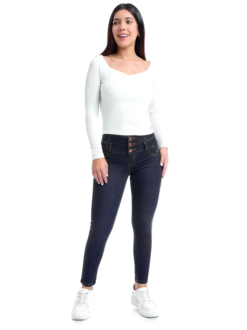 JEAN SKINNY MUJER METAL JEANS ALGODÓN KARINA - 1