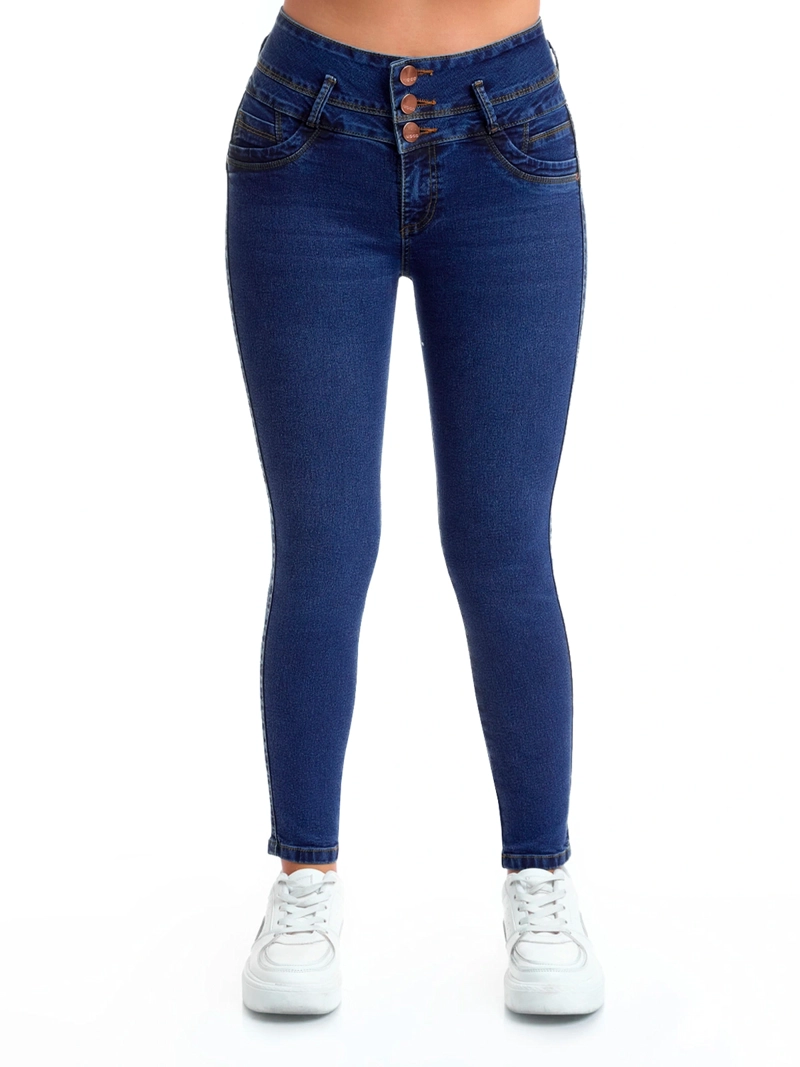 JEAN SKINNY MUJER METAL JEANS ALGODÓN ELENA - 2