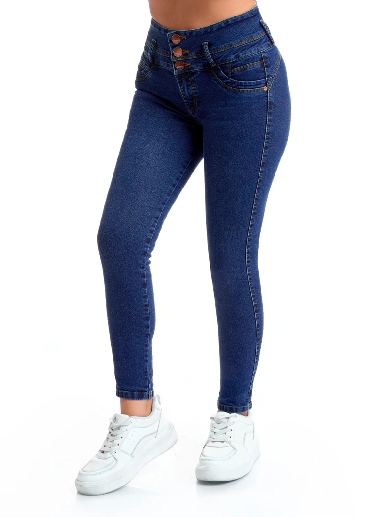 JEAN SKINNY MUJER METAL JEANS ALGODÓN ELENA - 3