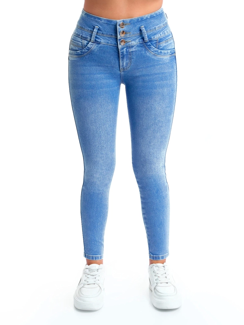 JEAN SKINNY MUJER METAL JEANS ALGODÓN ELENA - 2