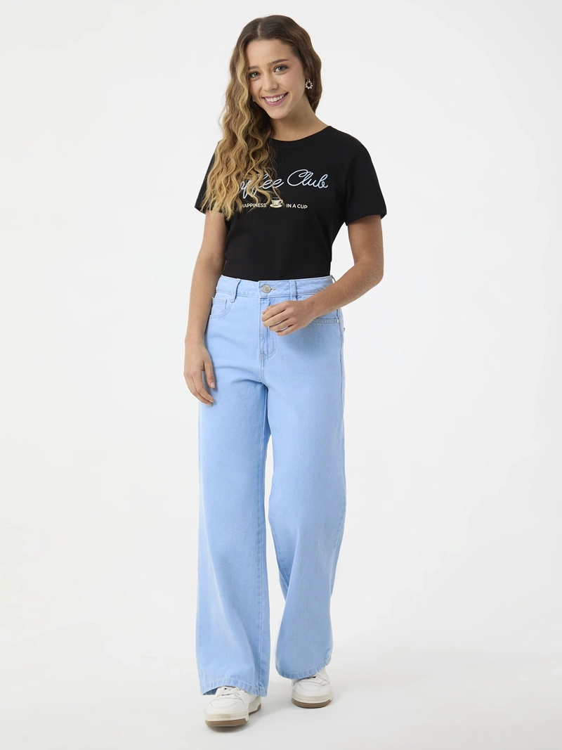 JEANS REGULAR FITS ME WIDE LEG INDEX MUJER - 5