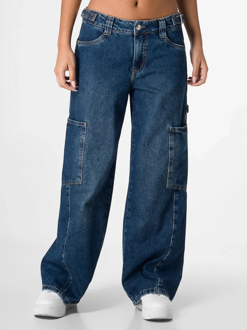 JEANS ALGODÓN WIDELEG MUJER SQUEEZE LIDHIA - 2