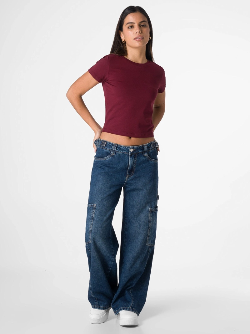 JEANS ALGODÓN WIDELEG MUJER SQUEEZE LIDHIA - 1