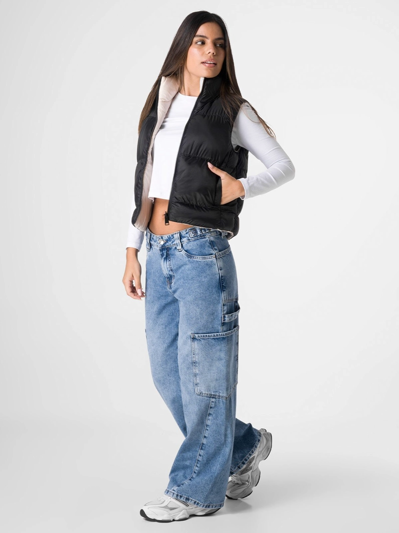 JEANS ALGODÓN WIDELEG MUJER SQUEEZE LIDHIA - 1