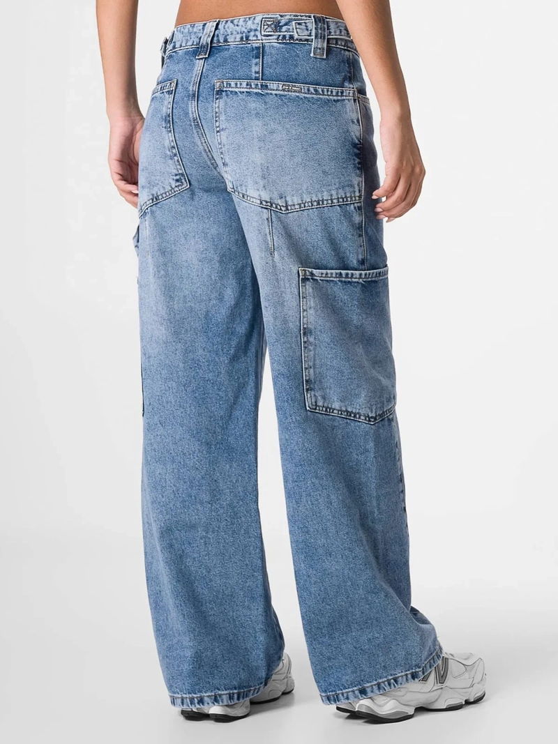 JEANS ALGODÓN WIDELEG MUJER SQUEEZE LIDHIA - 3