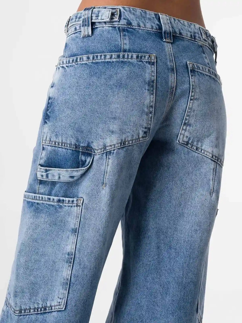 JEANS ALGODÓN WIDELEG MUJER SQUEEZE LIDHIA - 5