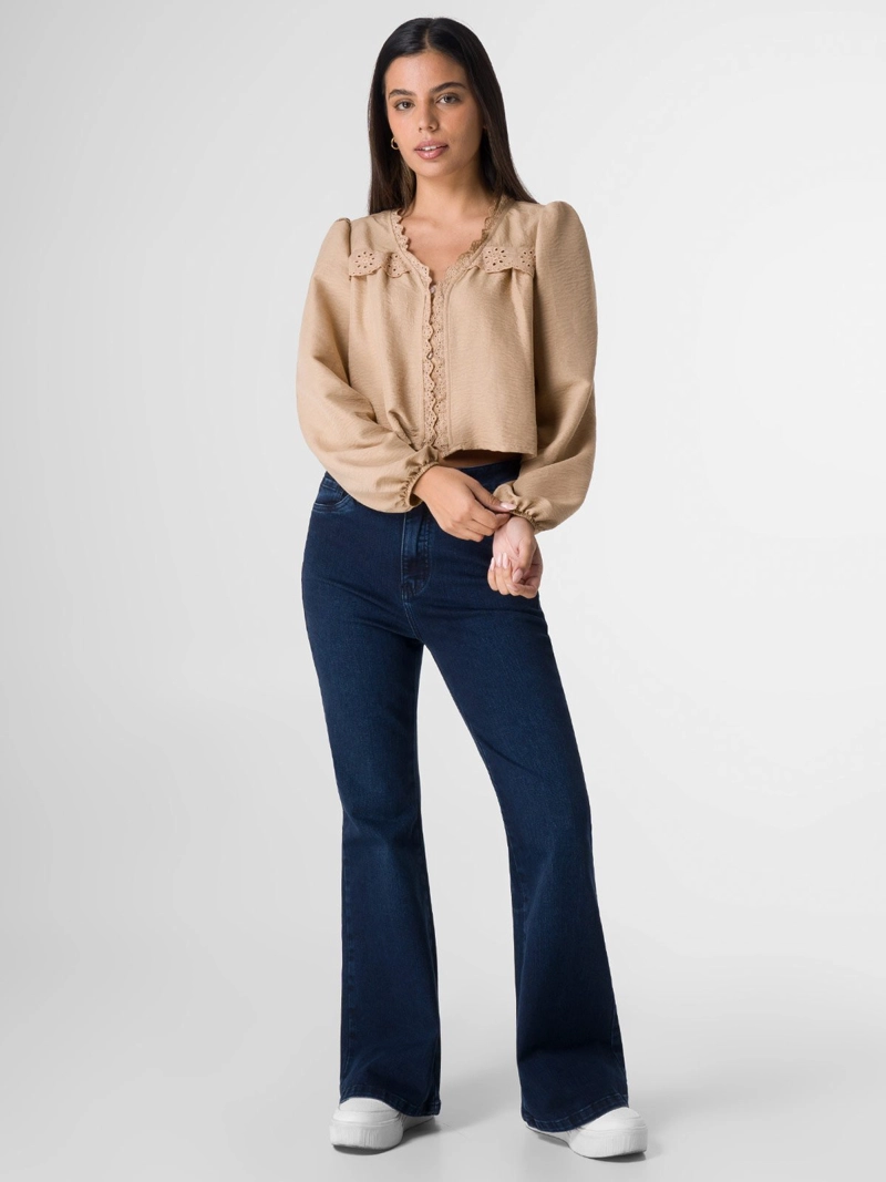 BLUSA MANGA LARGA MUJER SQUEEZE ALODEI - 1