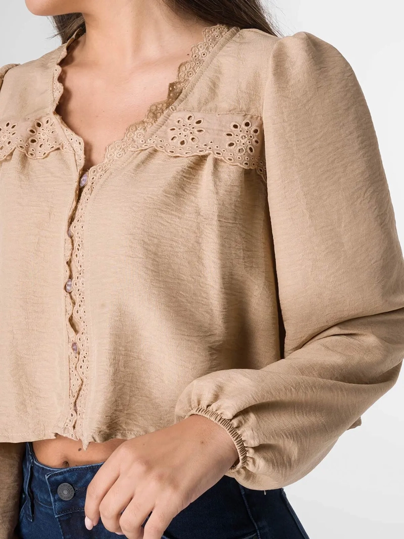 BLUSA MANGA LARGA MUJER SQUEEZE ALODEI - 4