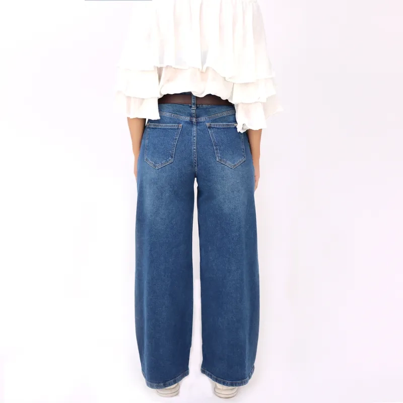 JEANS CULOTTE MUJER KAYRA POBLET COMFY - 3
