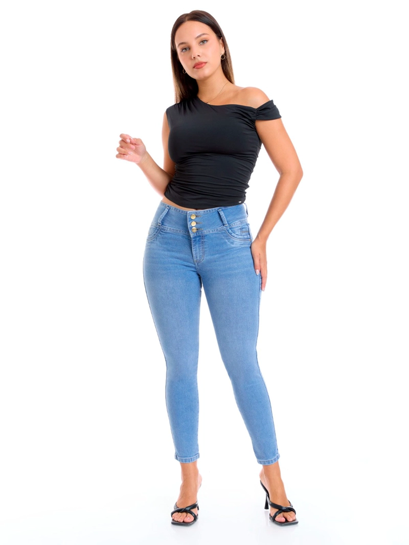 JEANS ALGODÓN SKINNY MUJER METAL JEANS FANTASY II - 1