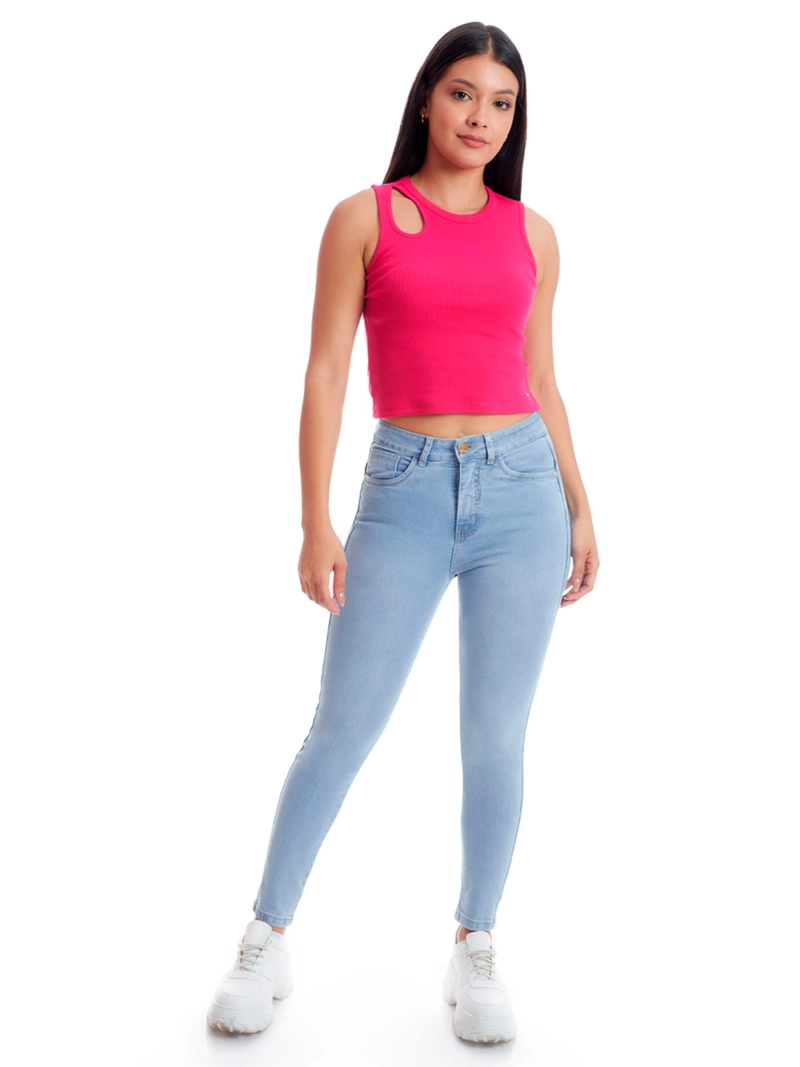JEANS ALGODÓN SKINNY MUJER METAL JEANS DUNIA DUNIA II - 1
