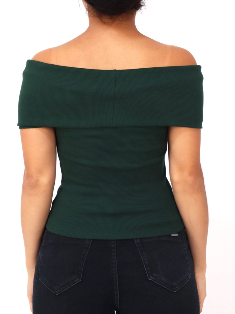 POLO MANGA CORTA ALGODÓN MUJER KAYRA POBLET PERFECT FIT OFF SHOULDER - 3