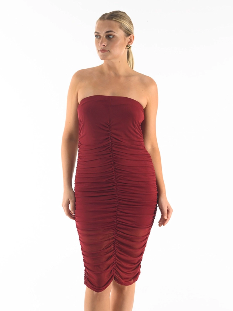 VESTIDO CORTO MUJER BLACKOUT - 1