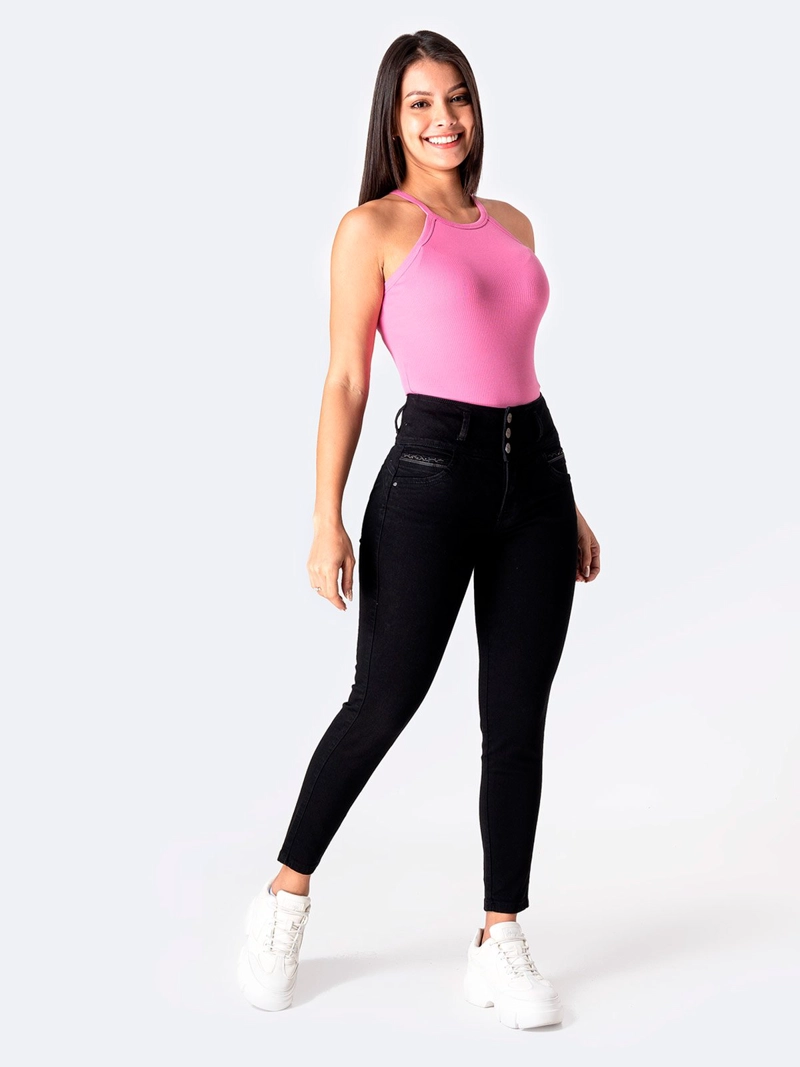 JEANS ALGODÓN SKINNY MUJER PIONIER NAOMMY - 1