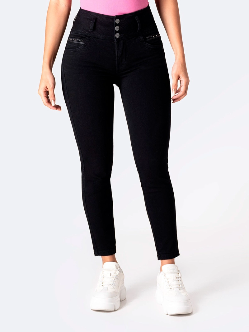 JEANS ALGODÓN SKINNY MUJER PIONIER NAOMMY - 2