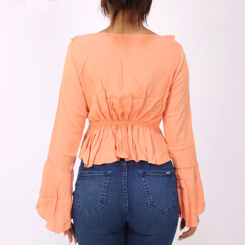 BLUSA MUJER KAYRA POBLET PERFECT FIT CROP BOBOS ZAFIRO - 3