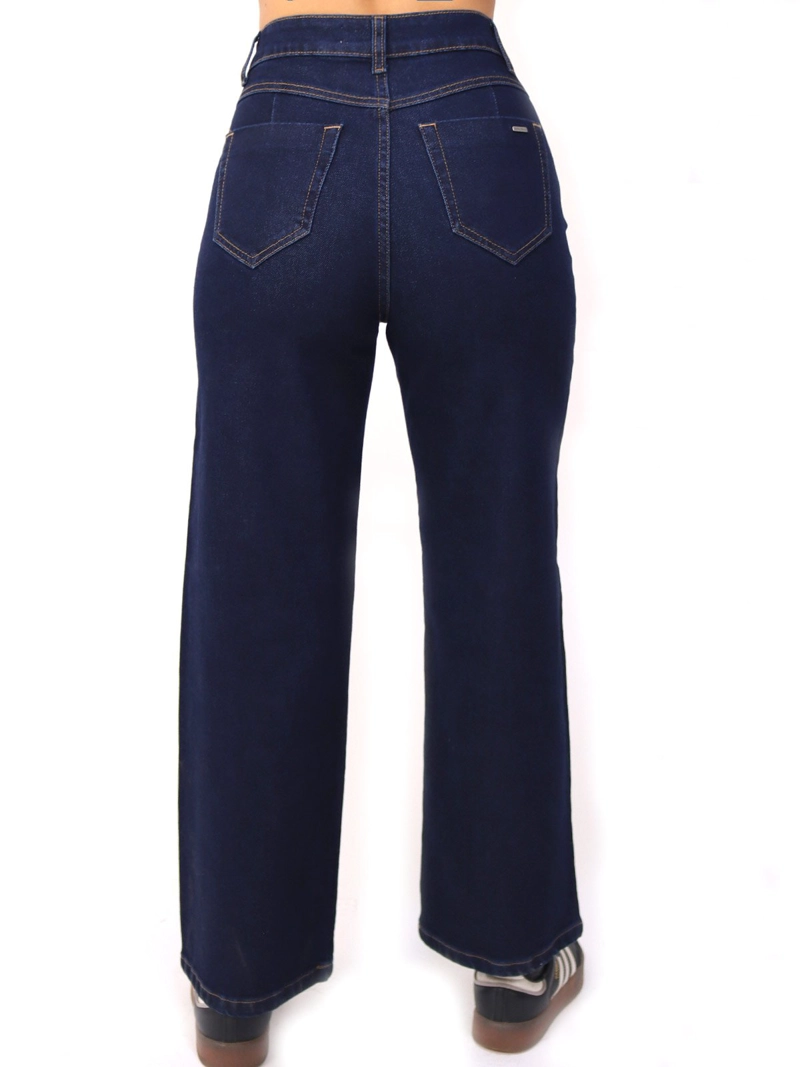 JEANS ALGODÓN MUJER KAYRA POBLET PERFECT FIT STRAIGHT COMFY CROPPED - 3