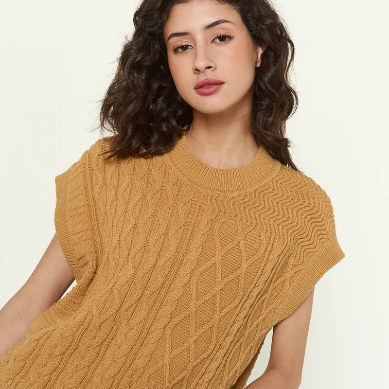 CHALECO MUJER EXIT CAMEL AGATHA - 2