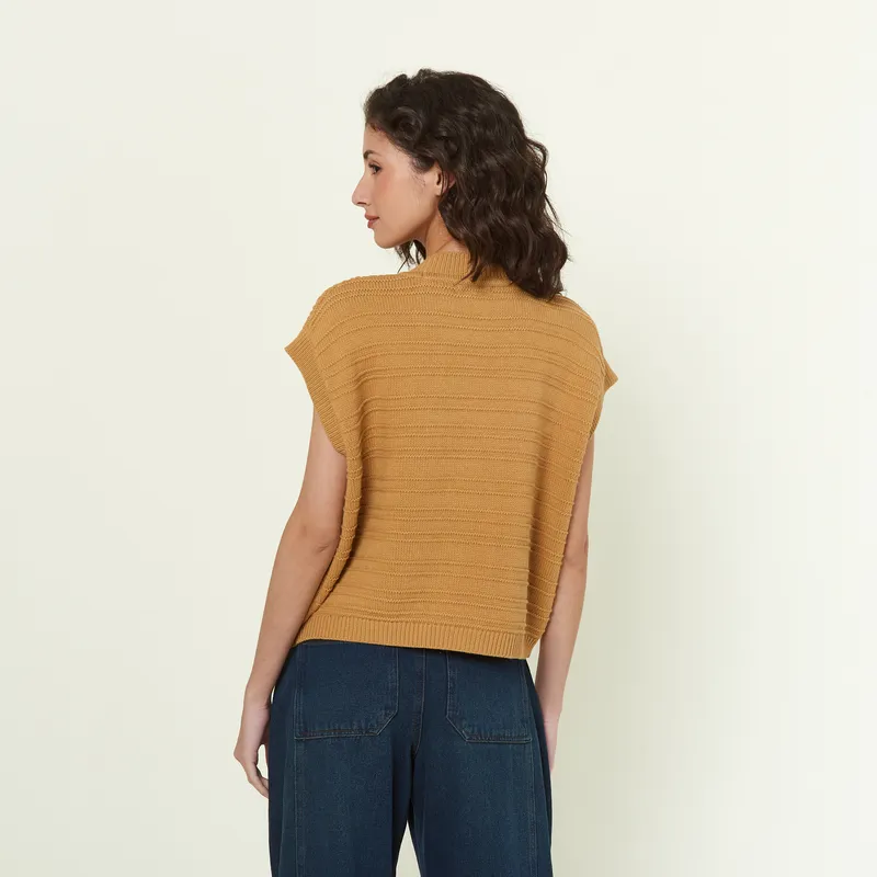 CHALECO MUJER EXIT CAMEL AGATHA - 4