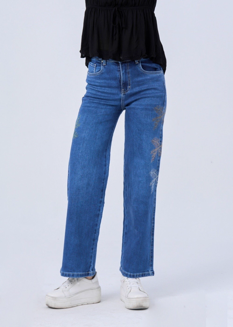 JEANS ALGODÓN RECTO MUJER ALEJANDRA BAIGORRIA MAR - 2