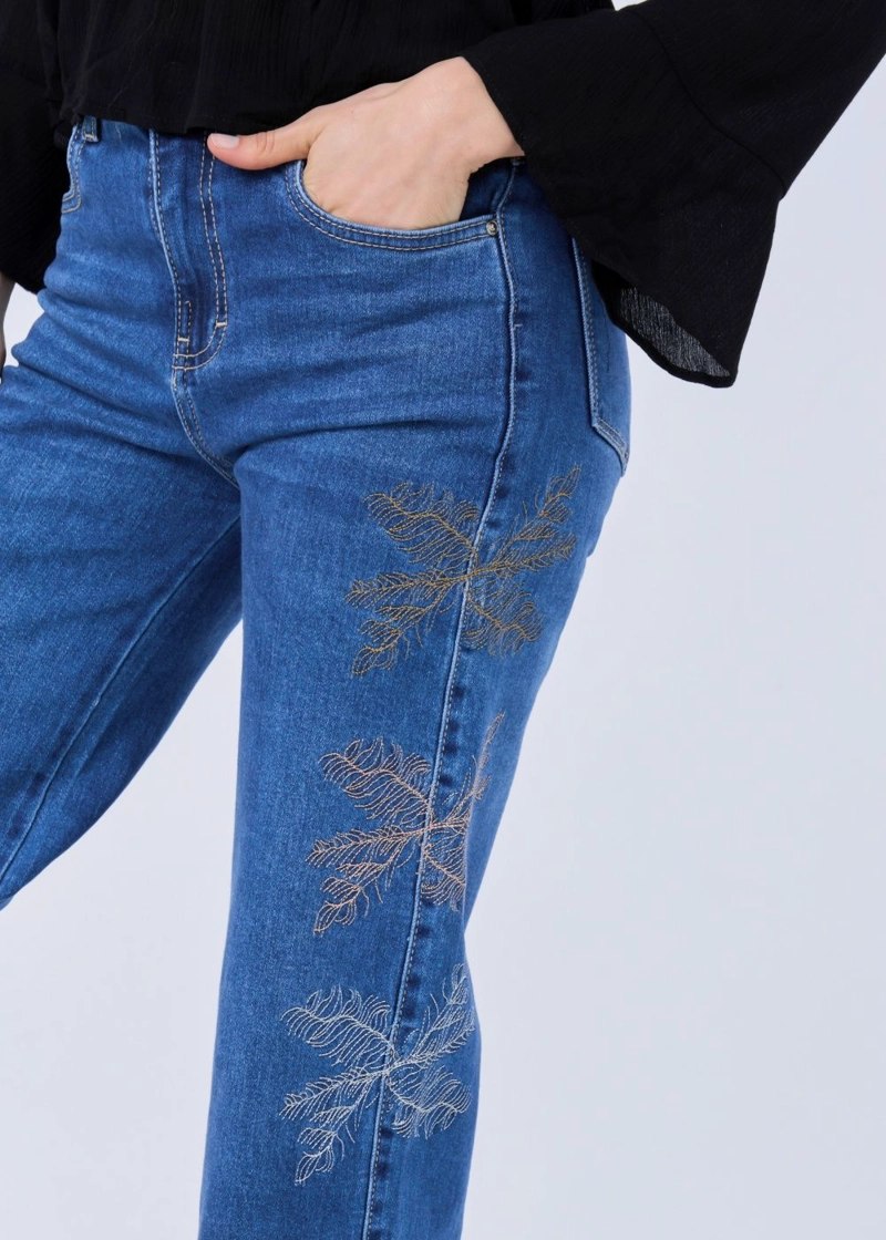 JEANS ALGODÓN RECTO MUJER ALEJANDRA BAIGORRIA MAR - 4
