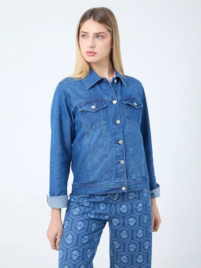 CHAQUETA MUJER PEPE JEANS ROSE - 1