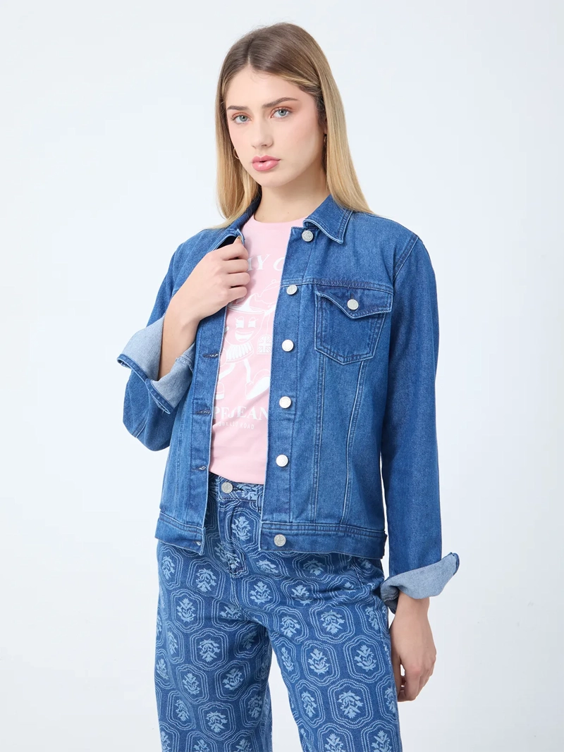 CHAQUETA MUJER PEPE JEANS ROSE - 3